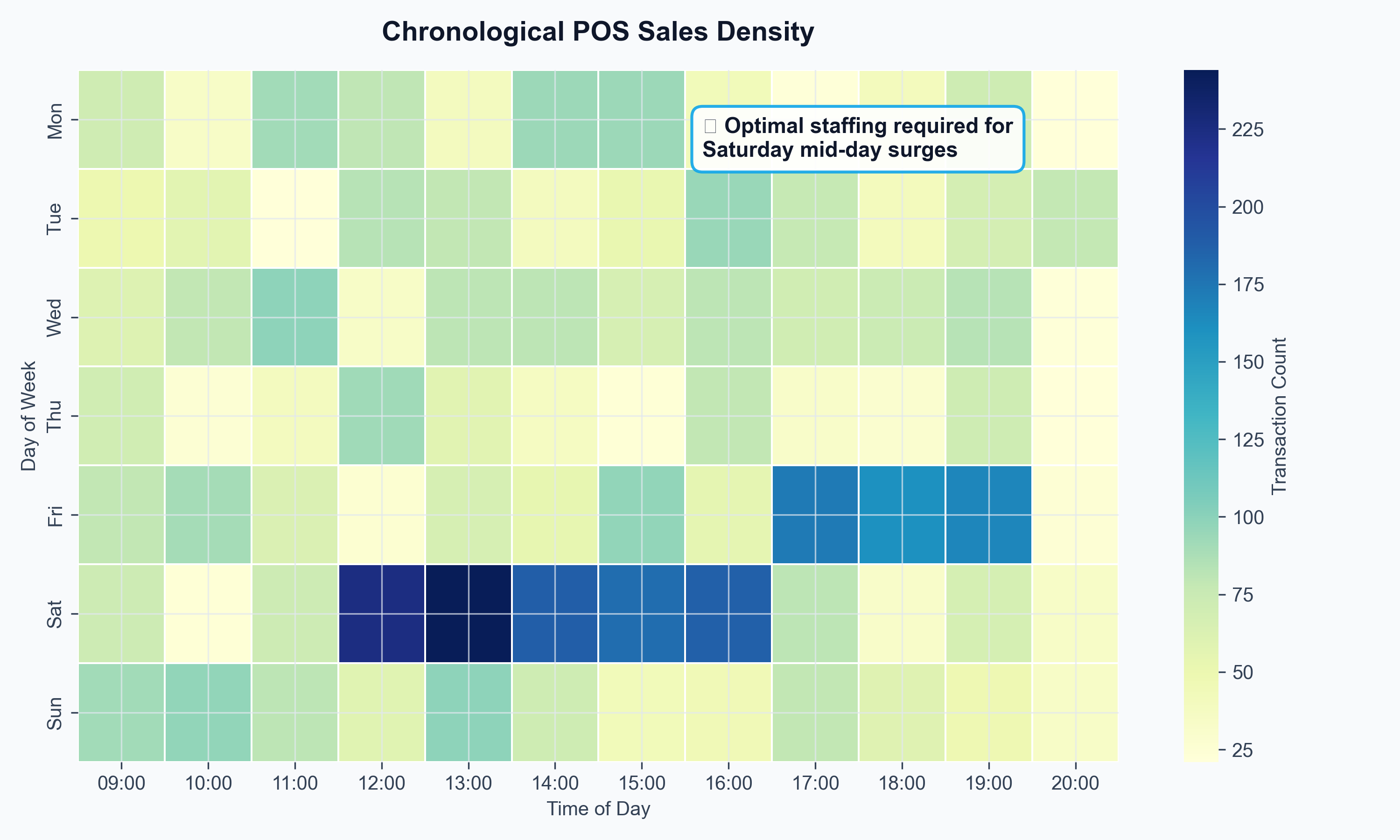 Sales Density Heatmap